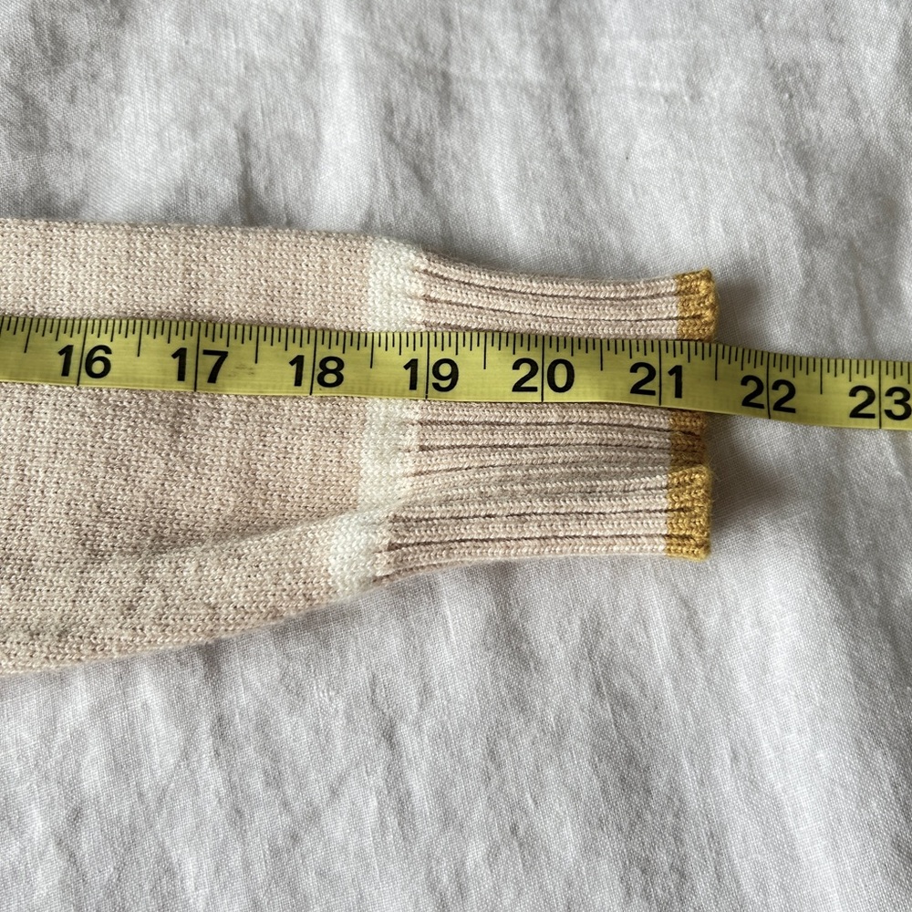 Adorable Cream Sweater with Artistic Design - Picture 12 of 13